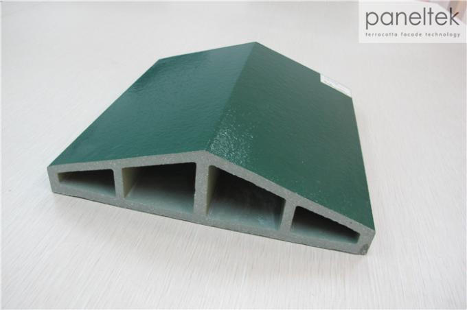 Πράσινα κεραμίδια τοίχων τερακότας ειδικής μορφής βερνικωμένα με Eco - φιλικά υλικά